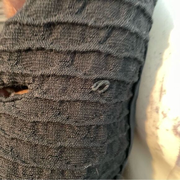 VINTAGE 40s 50s MCM Morris B Sachs Wool Mink Collar Swing Coat XS S - Picture 3 of 15